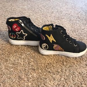 Steve Madden Sequin Patch High Tops